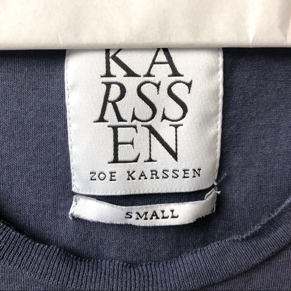 Zoe Karssen Bat Graphic Short Sleeve Loose Fit Tee - Picture 8 of 8